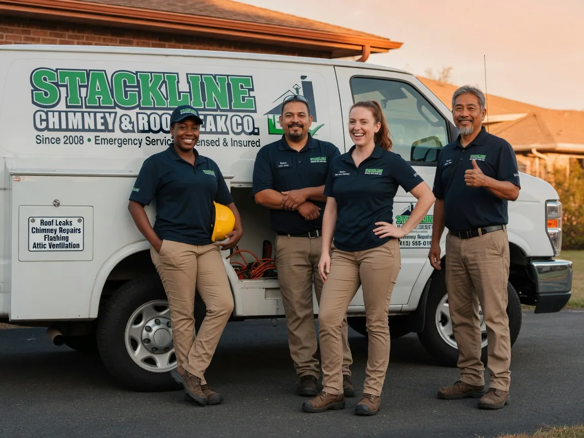 Chimney flashing repair company in Gail, TX